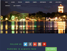 Tablet Screenshot of lakesideamusementpark.com